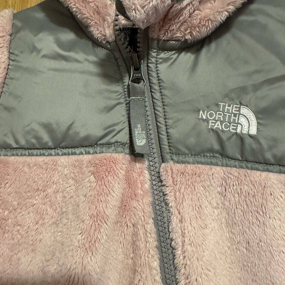 Fleece North Face onesie size 6-12 months